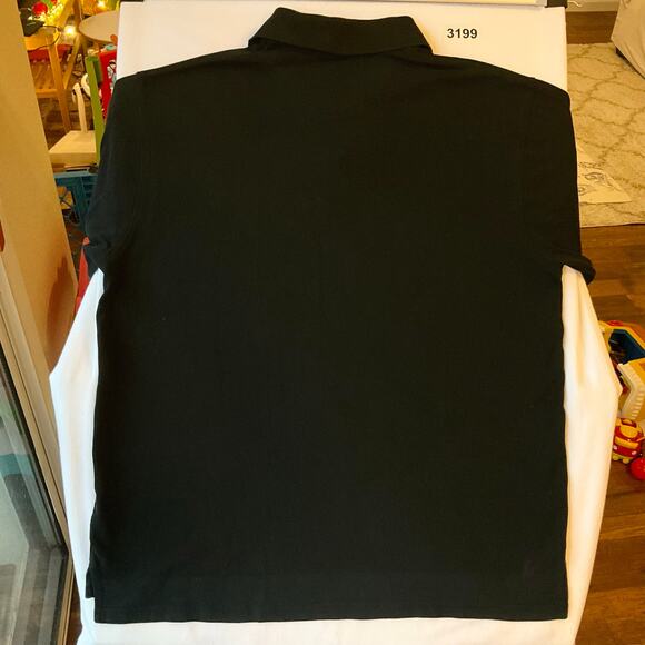 Elite Series Men Short Sleeve Polo Shirt Size XL, Black - Picture 8 of 8